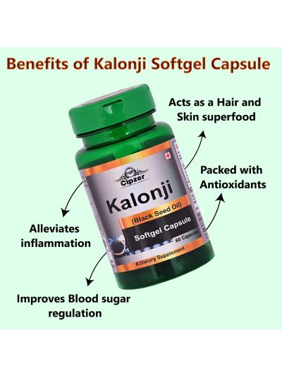 Cipzer Kalonji Softgel Capsule (60 Caps)