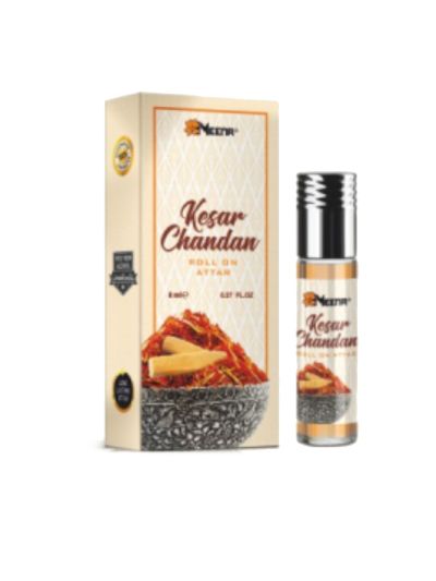 Meena Kesar Chandan Attar - 8ML (Gold Series)