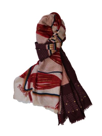 Embellished Printed Hijab