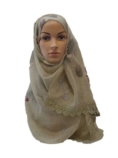Hijab With Glitter And Pearls
