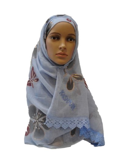 Hijab With Glitter And Pearls