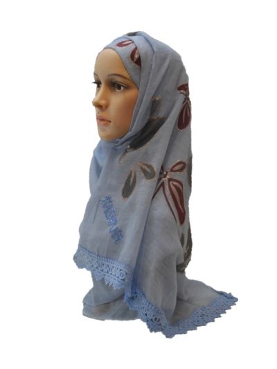 Hijab With Glitter And Pearls