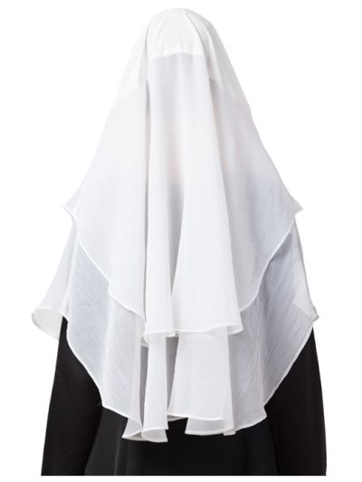 Khimar-Ready To Wear Instant Hijab With A Complementary Mask & Under Scarf Cap (3 Pcs Set)