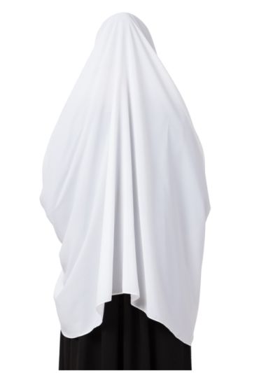 Prayer Hijab with Detachable Nose Piece