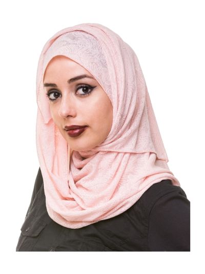 Jacquard Self Print Cotton Hijab