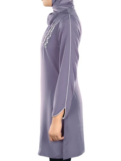 Suhaylah Purple Tunic