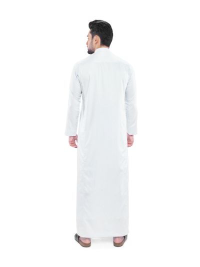 Kurvig Saudi White Thobe