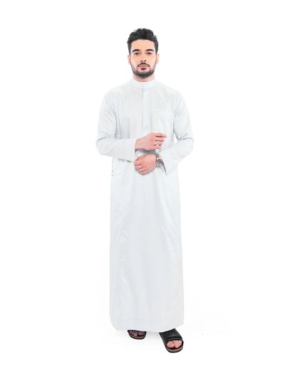 Kurvig Saudi White Thobe