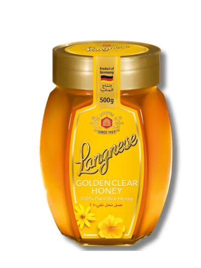 Langnese Golden Clear Honey 100% Pure Bee Honey (500g)