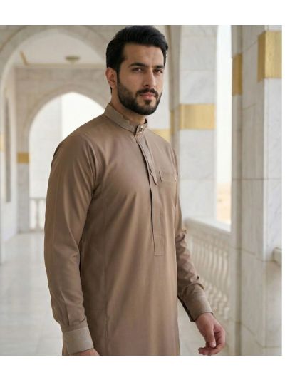 Al Noor Signature Light Brown Thobe