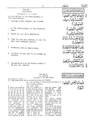 Le Saint Coran – Français et Arabe