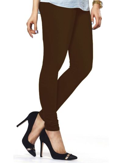 Brown Free Size Churidar Leggings