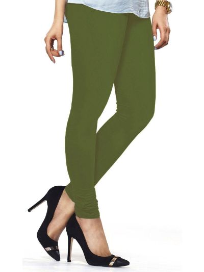 Chatni Green Free Size Churidar Leggings