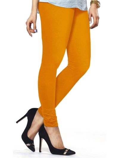 Mustard Free Size Churidar Leggings