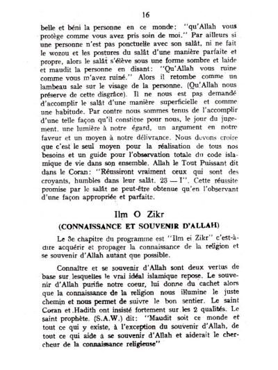 Les Six Principes Du Tabligh – Français