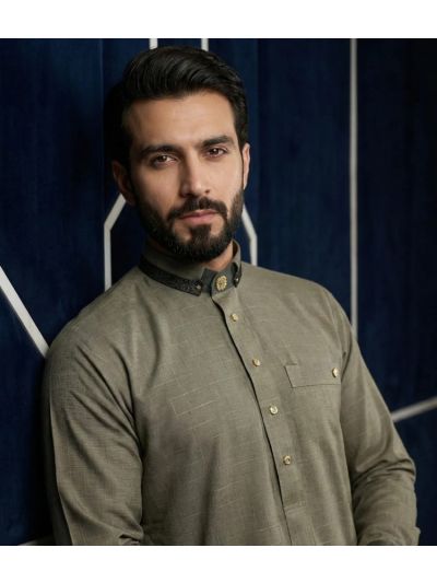 Al Noor Platinum Light Green Thobe