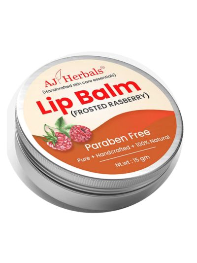 Lip Balm for Dry Chapped Lips - Frosted Raspberry (15 g)