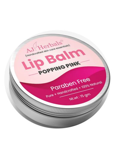 Lip Balm for Dry Chapped Lips - Popping Pink (15 g)