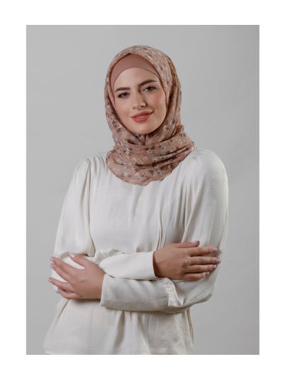 Love Blooms Printed Crinkled Chiffon