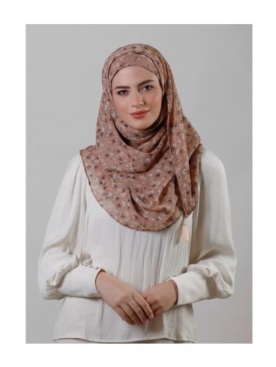 Love Blooms Printed Crinkled Chiffon
