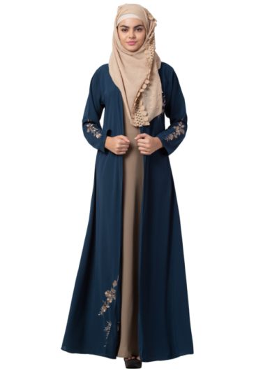 Shrug Abaya With Embroidery