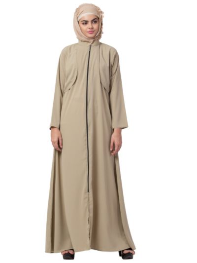 Full Zipper Koti Abaya