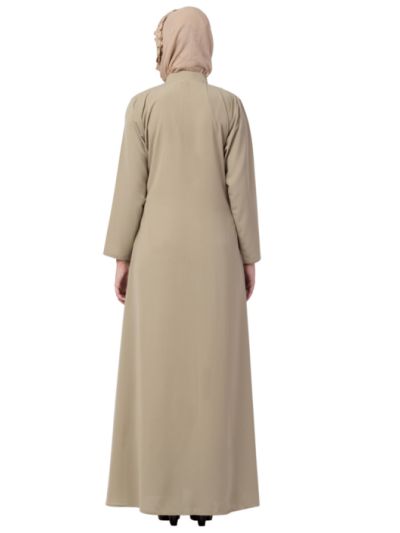 Full Zipper Koti Abaya