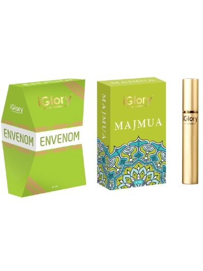 iGlory Combo Majmua & Envenon Roll On Attar for Men & Women (10 ml)
