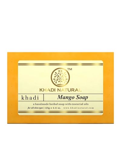 Khadi Natural Mango Soap Handmade-125g(Pack Of 2)