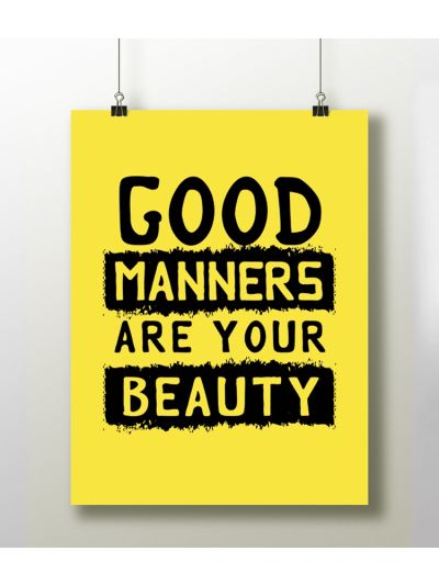 Manners Poster