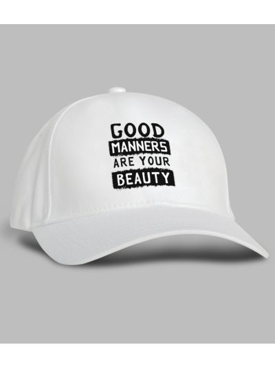 Manners White Cap