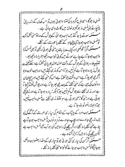 Mardon aur Aurton ke Makhsoos Masail