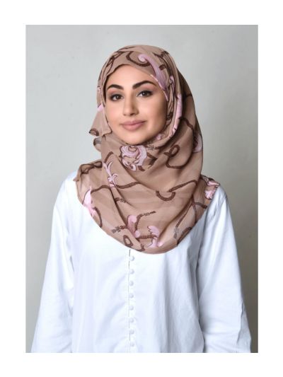 Mare Pink Crinkled Chiffon