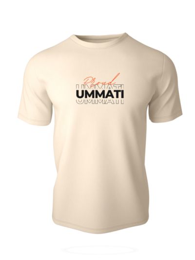 Proud Ummati Half Sleeve Islamic T-Shirt