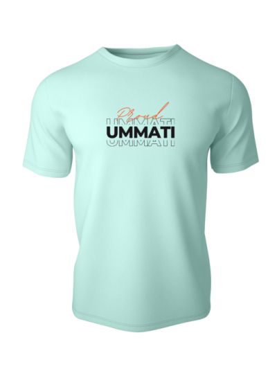 Proud Ummati Half Sleeve Islamic T-Shirt