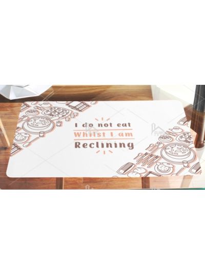 Recline Table Placemat 