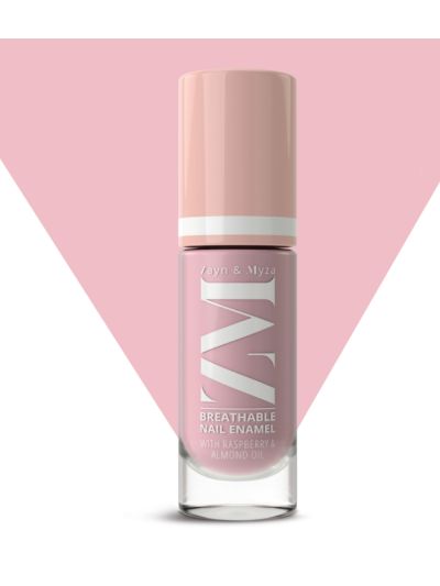 Mauve cheesecake - Breathable Nail Enamel With Raspberry & Almond Oil, Halal compliant (6 ml)