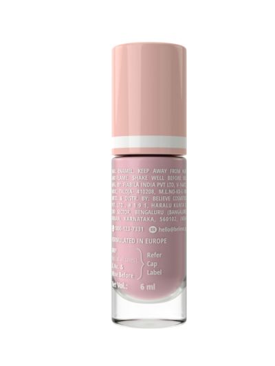 Mauve cheesecake - Breathable Nail Enamel With Raspberry & Almond Oil, Halal compliant (6 ml)