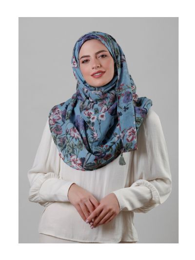 May Showers Printed Crinkled Chiffon
