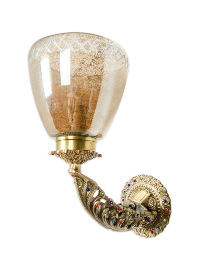 Meena Cast Brass Wall Light
