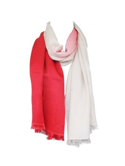 Red Snow Cashmere Hijab