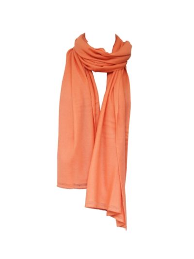 Tangerine Orange Cashmere Hijab
