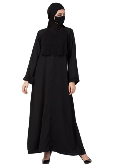 Abaya With Extra Layer On Yoke