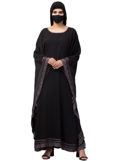 Designer Kaftan With Printed Stripes