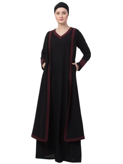Dual Layer Abaya Dress