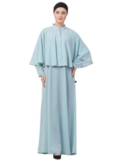 Abaya With Detachable Cape