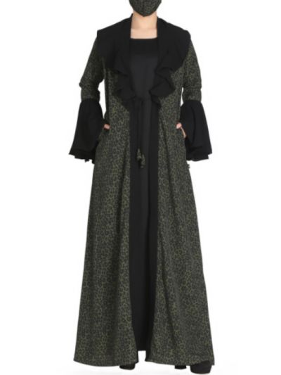 Designer Shrug & Inner Abaya (2 pcs Set)