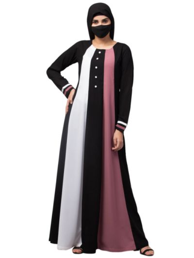 Multi Colored Abaya Dress