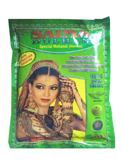 Shifa Dulhan Mehendi Powder for Hands, Hairs & Feet Small Pack (250 gms)