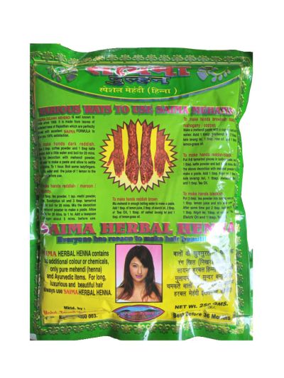 Shifa Dulhan Mehendi Powder for Hands, Hairs & Feet Small Pack (250 gms)